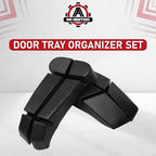 Front and Rear Door Slot Tray Organizer Set of 4 - Compatible with Tesla Model Y 2020-2023 Vehicles - Car Door Tray Pockets Organizer, Protector Side Storage Accessories - Black