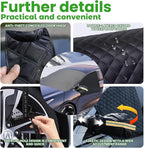 Windshield Cover for Ice and Snow - Universal Windshield Cover Fit for Car, SUV, Truck, 600D Oxford Fabric Winter Frost Protector for Ice & Sleet, Includes 2 Side Mirror Covers, XL Black