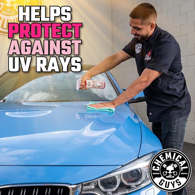 Speed Wipe Quick Detailer - High Gloss, Streak-Free Shine, Detail Spray for Cars, Trucks, Motorcycles, RVs, and More, Safe on Paint, Glass, Wheels, and Trim, Cherry Scent, 16 fl oz