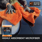 Large Microfiber Drying Towel (24 in x 35 in) Car Exterior Cleaning and Detailing Cloth, Safe On Plastic Trim, Glass, Carbon Fiber, Paint