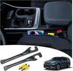 【Compatible with Kia Carnival】 Seat Gap Filler,No Drop Seat Guard Compatible with Kia Carnival,Drop Seat Guards for Cars(2Pcs),Emergency Keychain Car Escape Tool(2Pcs)
