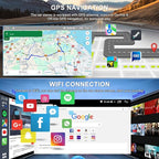 2+64GB Car Stereo Radio for Infiniti QX4 1997 1998 1999 2000 2001 2002 2003, 9.7" Touchscreen Android 15 Car Radio Stereo Head Unit with CarPlay Android Auto GPS Navi SWC FM DSP WiFi Bluetooth Camera