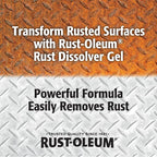 Rust Dissolver Trigger Spray Gel | Heavy-Duty Corrosion Remover for Metal Tools, Cars, Bikes, Grills, Bolts, Firearms & More | 32 oz