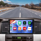4+64G Car Radio for Toyota Corolla 2004-2008 Wireless Carplay Android Car Stereo, 9 Inch Touchscreen with Android Auto 5G WiFi GPS Navigation AHD Backup Camera FM RDS Radio Receiver