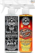 AIR_302 Black Frost Scent and Signature Scent Combo Pack, Great for Cars, Trucks, SUVs, RVs, Home, Office & More (2-16 Fl Oz Items)