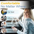 Car Seat Cushion for Driving, Car Seat Pillow for Short Drivers | Ergonomic Memory Foam Seat Cushion for Pain Relief, Adult Booster Seat for Car, Butt Cushion for Car, Truck, Office, B&G