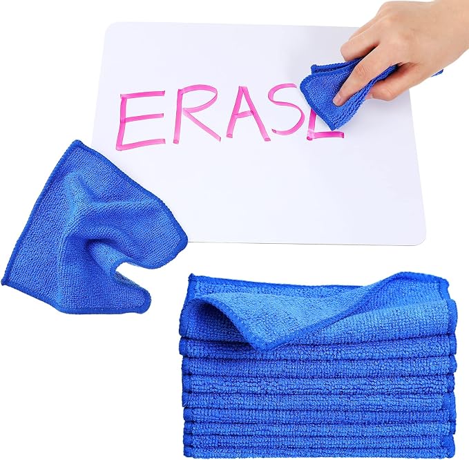 Cleaning Cloth Dry Erase Cloth Cleaning Rags Reasonable Kitchen Towels Microfiber Towels Cars Wash(6 x 6 Inch,Blue,30 Pcs)