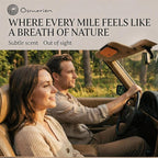 Car Air Freshener - Wood Air Freshener for Visor Clip - Long Lasting Car Odor Eliminator - Vehicle Scent Diffuser - (Teak - Apple - Coffee Reserve - Pomelo Timber, CLIP INCLUDED)