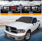 210T Magnetic Car Windshield Cover Sun Shade Snow Frost Ice Guard Waterproof Windshield Protector for SUV 94 x 57.4 Inches