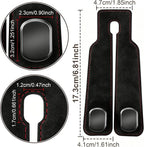 SUKIPIN Car Hooks, Car Seat Headrest Hooks for Purses and Bags 4-Pack Black | Car Accessories for Women, Solid Durable Construction, Quick Tool-free Mounting, Universal Fit for Most Vehicle Headrests