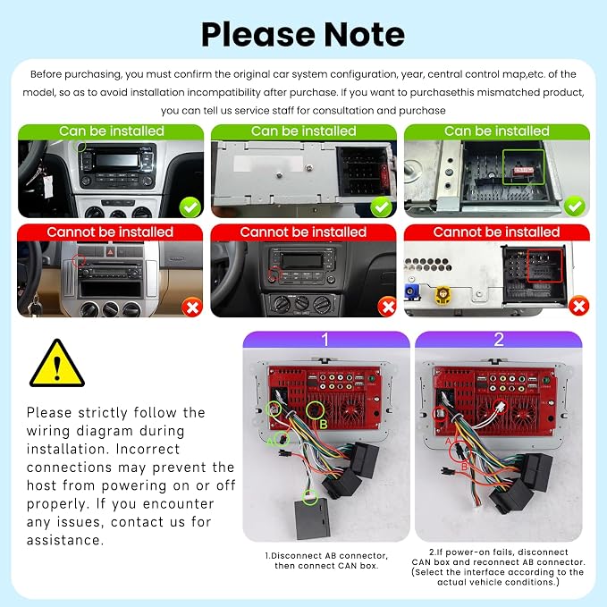 Car Stereo for Volkswagen VW Jetta Passat Golf Beetle Polo Caddy Tiguan Touran for SEAT for Skoda, 7 Inch IPS Touch Screen Wireless CarPlay & Android Auto, FM/AM/RDS Radio, EQ, SWC, Camera