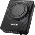 8" 300W Underseat Car Subwoofer, Slim Powered Car Subwoofers Under The Seat, Low Profile Audio Sub Built-in Amplifier, High/Low Level Input & Volume Controller for SUVs, Car, Truck, RV