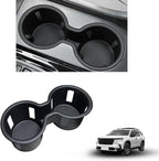 Center Console Cup Holder for 2023-2025 Honda Pilot/2024-2026 Passport Accessories Cup Holder Insert TPE Front Drink Holder Organizer for Pilot 2024 Interior Decoration Black