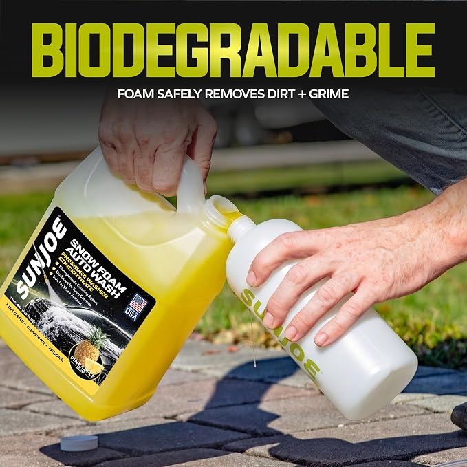 SPX-FCS1G Snow-Foam Pressure Washer Car-Wash Soap, 1 Gallon, Pineapple Scent
