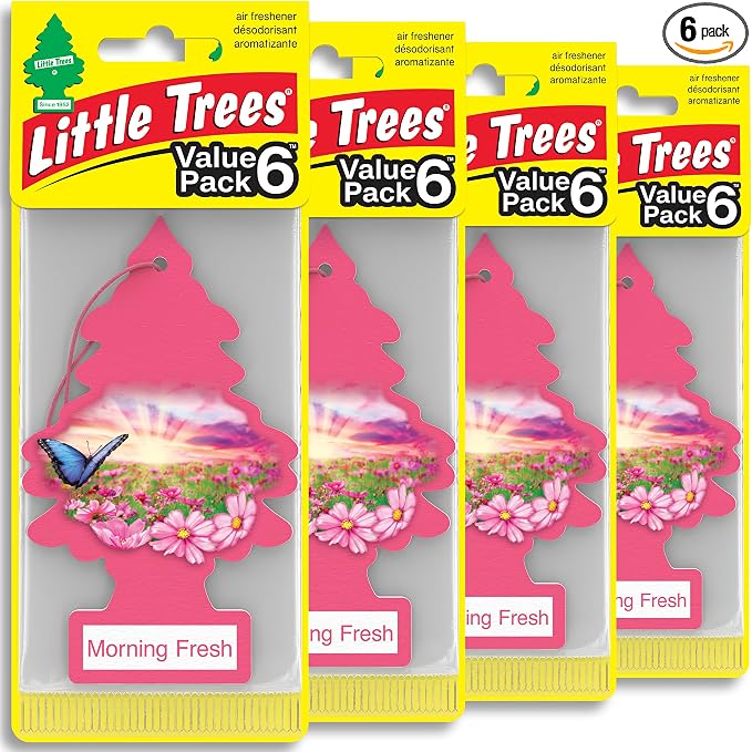 Car Air Freshener | Hanging Tree Provides Long Lasting Scent for Auto and Home | 24 Air Fresheners |Morning Fresh