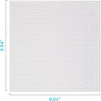 Microfiber Waffle Weave Cleaning Cloth,Highly Absorbent Kitchen Towels,Quick Drying Lint Free Dish Towels for Kitchen,9 Pack,White,10 x 10 inch
