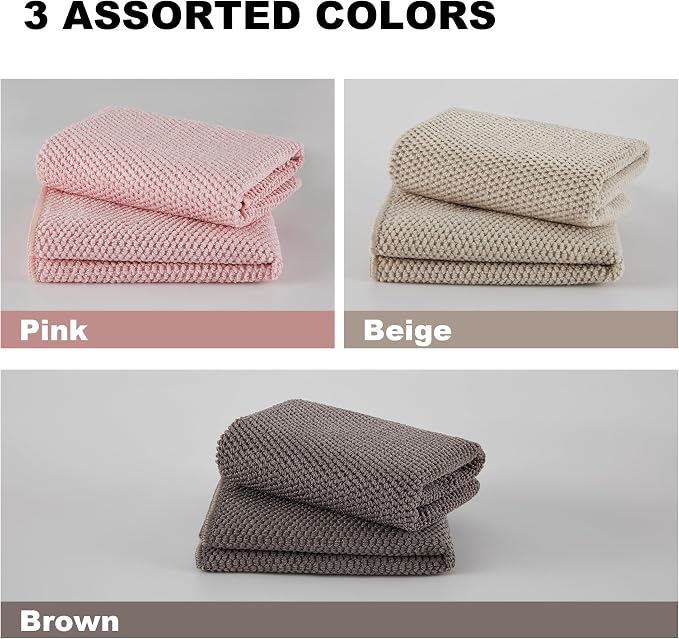 Microfiber Cleaning Cloth, Soft Absorbent Cloth, Multi-Purpose Cleaning Cloth, Highly Absorbent Cleaning Rags, Lint-Free, Streak-Free Cleaning Cloths for Kitchen Home Office, 5Pcs