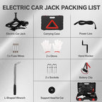 Electric Scissor Car Jack Kit 3 Ton 12V Portable Auto Car Lift with 17.7 Inch Range for SUV Sedan Floor Jack for Tire Change Roadside Emergency