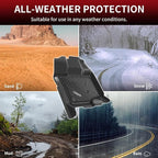 Floor Mats for Ford F-150 2015-2026 | F150 Lightning 2022-2025 SuperCrew (Rear w/o Fold Flat Storage) Carpet Floor All Weather Protector TPE Truck Liners- 1st & 2nd Row, 3pcs Black