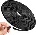 65Ft(20M) Door Edge Guard Black Car Door Edge Protector, PVC U Shape Trim with Metal Sheet No Adhesive Needed Easy to Install Universal Fit for Most Vehicles