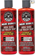 CWS_101_16 Maxi-Suds II Foaming Car Wash Soap (Works with Foam Cannons, Foam Guns or Bucket Washes) Safe for Cars, Trucks, Motorcycles, RVs & More, 16 fl oz, Cherry Scent (Pack of 2)