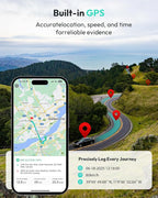G300 Plus 4K Dual Dash Cam Front and Rear [2026 Upgraded], STARVIS 2 Sensor, 64GB Card Included, Voice Control, 5GHz WiFi Dashcam Front and Rear Camera, GPS,WDR Night Vision,24H Parking Mode