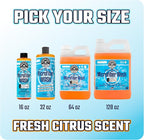 Microfiber Wash Detergent, Concentrated, Fresh Citrus, 32 oz | Microfiber-safe concentrate for towels, mitts, and pads; lifts dirt, grease, and wax, restores softness, no softener needed