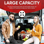 Trunk Organizer For SUV Car Trunk Organizer, Foldable Storage, Car Accessories for Women Men, Collapsible Bag, 600D Oxford, Non Slip Bottom, Straps, Soft Cover (65L)