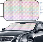 Car Windshield Sun Shade, Folding Car Shades for Front Windows UV Rays Sun Cover Shade, Keeps Your Vehicle Cool