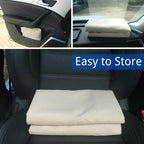 Waterproof Car Seat Cover for Front Seats, Protector for Cars SUVs Trucks, Sweat Towel Seat Covers Bucket for Gym,Workout,Beach,Hiking,Running and Swimming(Beige, 2PCS)