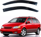 KPY Rain Guards Fit for 1998-2003 Toyota Sienna, Out-Channel Window Visors Vent Wind Deflectors 2PC, Car Accessories for 98-03 Sienna