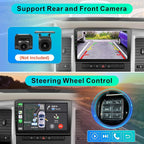 8 Core Car Radio 64G for Jeep Wrangler JK Compass Grand Cherokee Dodge Ram Upgrade Stereo Wireless CarPlay Android Auto,10 '' Touchscreen Head Unit GPS WiFi AM/FM SWC
