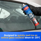 De-Icer Aerosol, 21 fl oz – Blue Star De Icer for Car Windshield, Fast-Acting Defroster for Windows, Works in Extreme Cold -20C (Pack of 2)