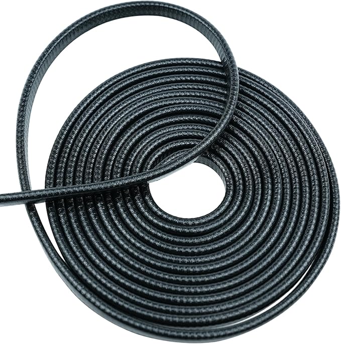 33FT(10M) Car Door Edge Guards Door Trim Edge Protector with Built-in Metal Clips, Prevent Scratches and Dings for Cars Trucks, Black