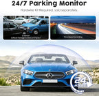360 View 4 Channel Dash Cam Front and Rear, Left Right Detached Side Camera for Cars,3.39'' Large Touchscreen,GPS and 5G WiFi, Night Vision,Parking Mode,G-Sensor,APP Control, Included 128GB Card ﻿