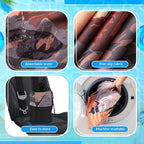 Car Seat Towel Covers with Storage Bag, 63 x 32 Inch Universal Non Slip Waterproof Sweat Protector for Car Truck, Gym Swimming Running, Machine Washable(2 Pack,Mount Desert Island)