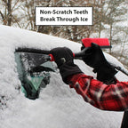 Long Handle Ice Scraper and Snow Brush Combo for Vehicles, Windshield Broom with Foam Grip, Lightweight Winter Tool for Cars and Trucks, Car Snow Brush