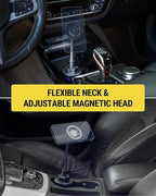MagicMount™ SMSCUP Magnetic Cup Holder Phone Mount with Adjustable Gooseneck and Magnet Head, MagSafe Phone Holder for Car Compatible with iPhone 16 15 14 13 12 Series, Mag Safe Case & Android