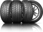 Set of 4 (Four) UN108 All Season 215/45R17 91W XL High Performance Passenger Tires 215/45R17 Includes 3-Year Road Hazard Warranty (Tire Only)