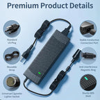 180W 15A AC to DC Converter with Fast Cooling Fan 110V to 12V Power Supply 7.64FT Car Cigarette Lighter Adapter AC to DC Adapter for Car Inflator Refrigerator and Other Car Devices