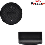Universal Aluminum Grooved Magnetic Jack Pad Jacking Puck Pinch Weld (Slot Width 0.39 Inch) Frame Rail Adapter for Vehicles (Qty 1, Black)