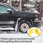 Emergency Devices Tire Traction Mats, Portable for Snow, Ice, Mud, and Sand Used to Car, Truck, Van or Fleet Vehicle (2PCS* 27.6in)