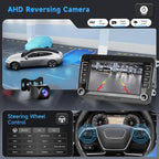 8 Core 6+128G Android Car Radio for VW Passat Golf MK5 MK6 Jetta T5 EOS Polo Touran Seat Sharan Wireless Carplay Android Auto, 7'' Touchscreen Car Radio with GPS Bluetooth WiFi FM/RDS DSP Rear Camera
