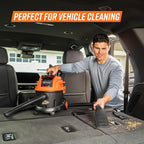2.5 Gallon Max 20V Cordless Wet/Dry Shop Vacuum – DAA202W 0901 | Cordless Convenience, Powerful Wet/Dry Cleanup, Built for Auto Detailing, Portable Everyday Cleaning, Grab-and-Go Design
