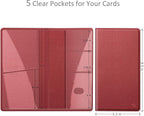 Car Registration and Insurance Card Holder, Vehicle Glove Box Card Organizer Wallet Automobile Accessories for License