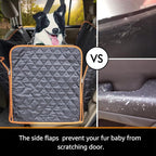 Dog Car Seat Covers 100% Waterproof, Dog Seat Cover with Side Flaps from Scratching, Pet Seat Cover for Back Seat of Car/SUV/Truck Machine Washable… (Truck)