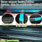 Door sill Protector, Door sill Scratch Protection (for All car Models) Door sill Protector（4PC red）