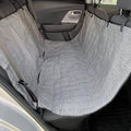 3-in-1 Back Seat Cover for Dogs, 100% Cotton Canvas Back Seat Hammock with Headrest Straps, Belt Slots, & Anchors, Non-Skid Cargo Area Cover, Machine Washable, No Harmful Chemicals, 56"x56"