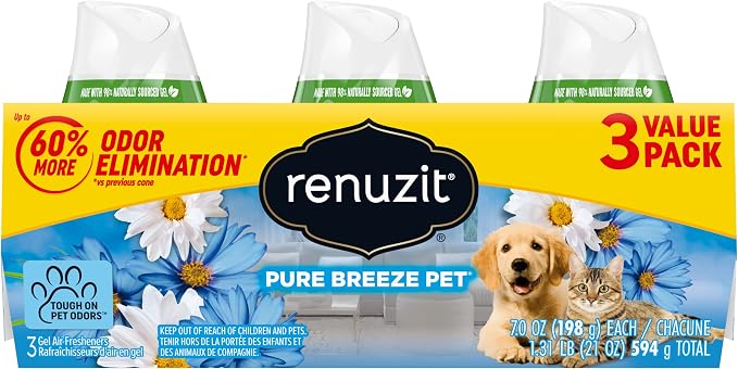 Gel Air Freshener, Pure Breeze, 7 Ounce (3 Count)