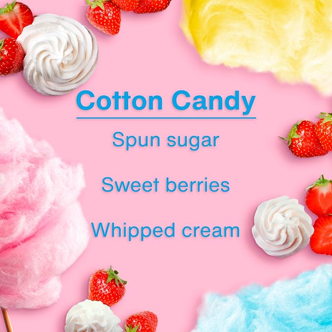 Car Air Freshener | Hanging Tree Provides Long Lasting Scent for Auto and Home | 24 Air Fresheners |Cotton Candy